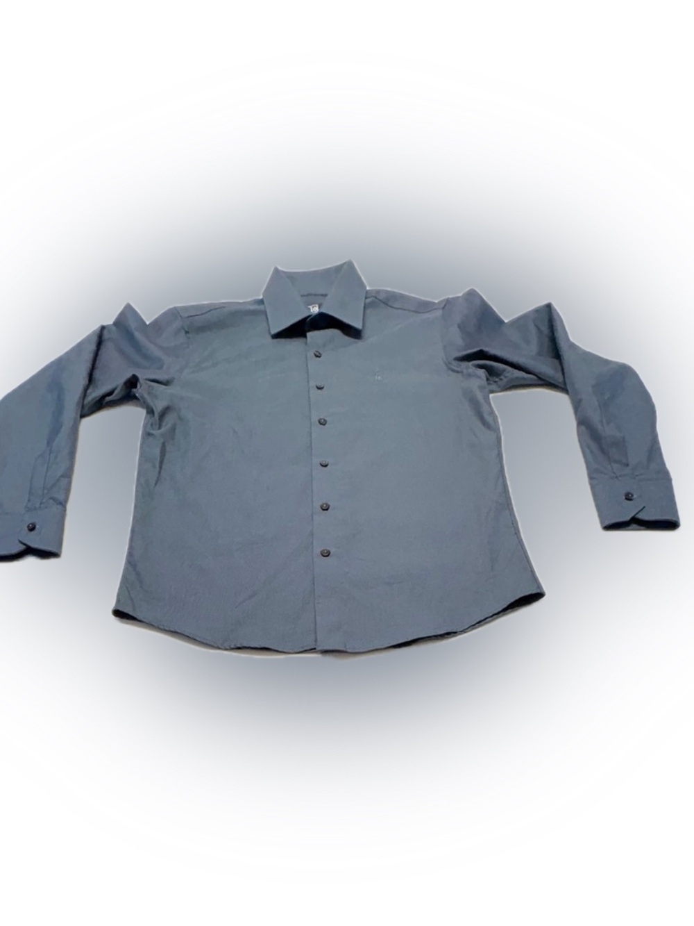 Polo by Ralph Lauren Men's Slate Gray Button-Down Dress Shirt Size Large